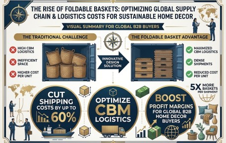 The Rise of Foldable Baskets: Optimizing Global Supply Chain & Logistics Costs for Sustainable Home Decor